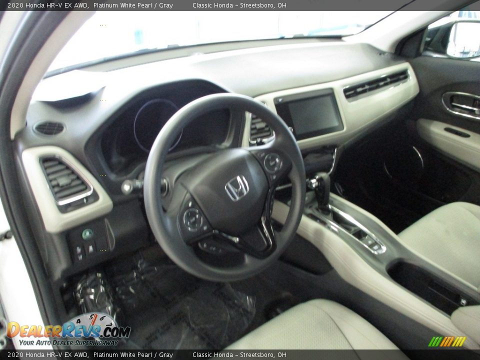 2020 Honda HR-V EX AWD Platinum White Pearl / Gray Photo #29