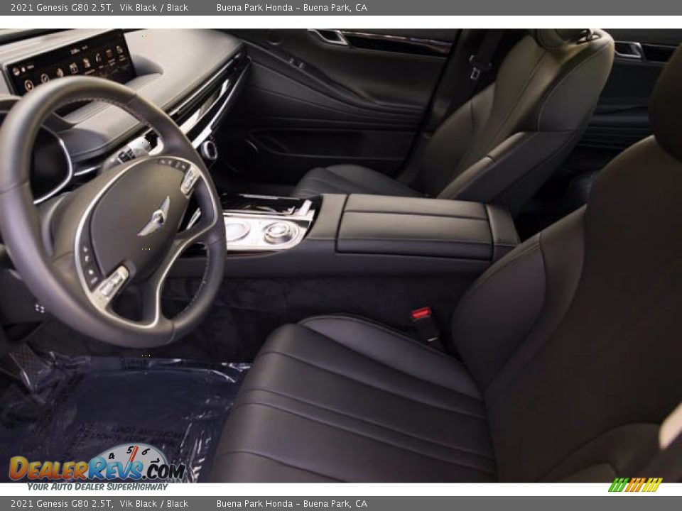 Front Seat of 2021 Genesis G80 2.5T Photo #3
