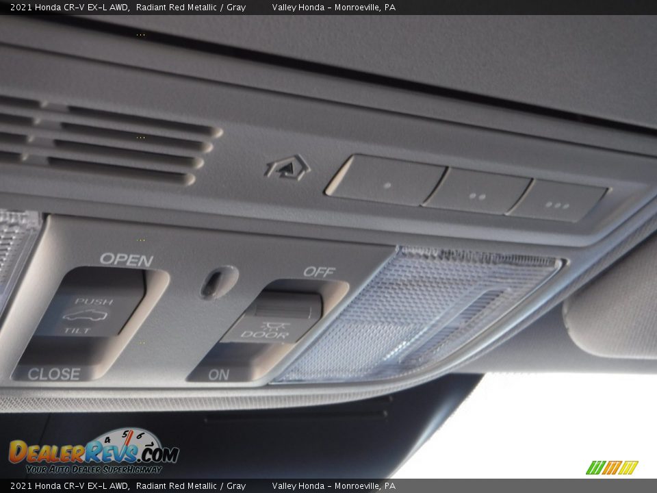 2021 Honda CR-V EX-L AWD Radiant Red Metallic / Gray Photo #22