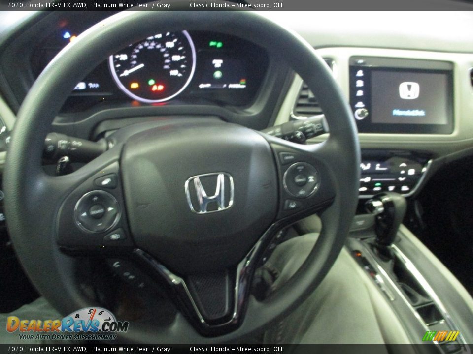 2020 Honda HR-V EX AWD Platinum White Pearl / Gray Photo #31