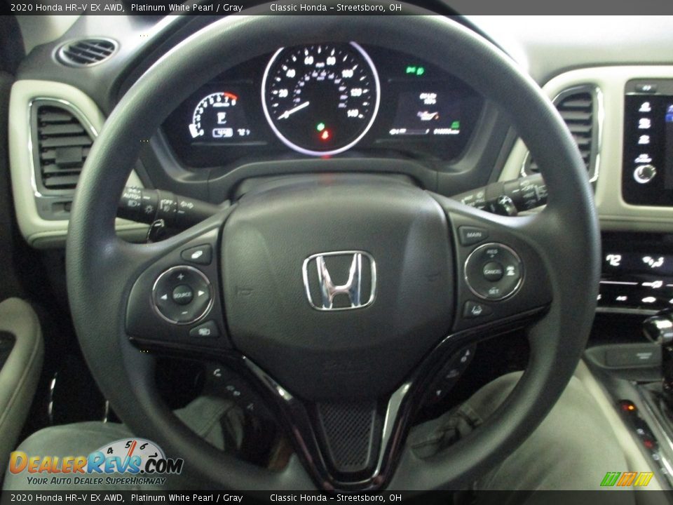 2020 Honda HR-V EX AWD Platinum White Pearl / Gray Photo #33