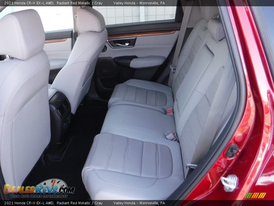 2021 Honda CR-V EX-L AWD Radiant Red Metallic / Gray Photo #26