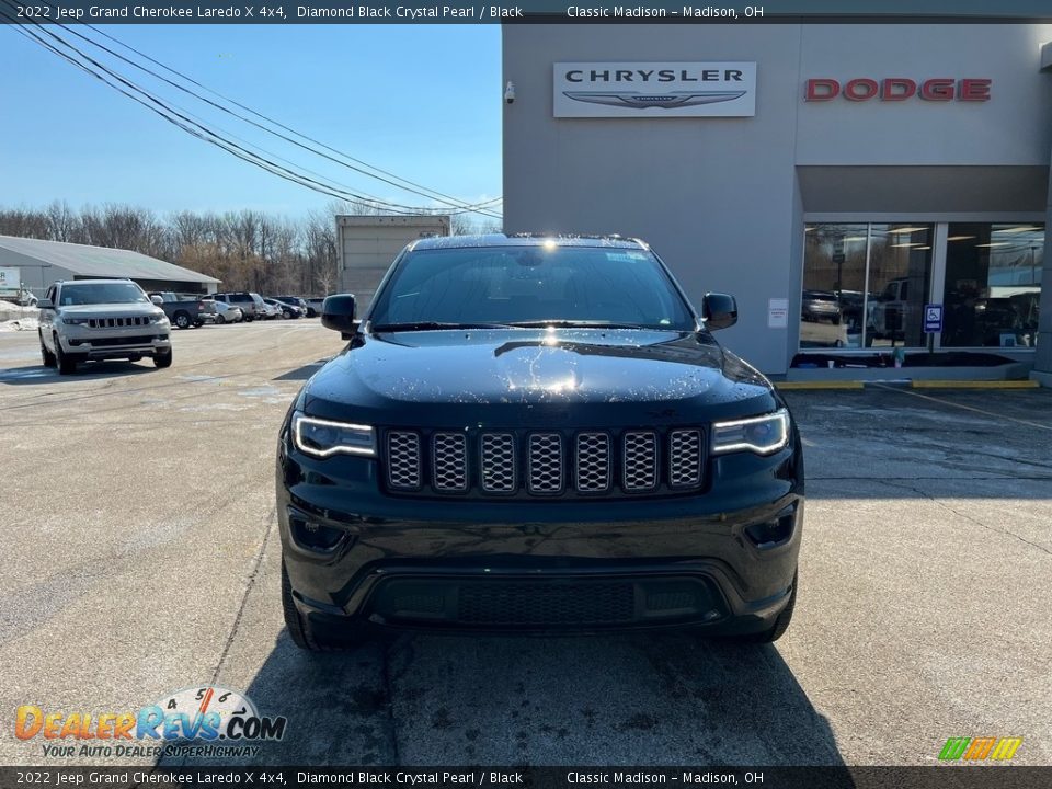 2022 Jeep Grand Cherokee Laredo X 4x4 Diamond Black Crystal Pearl / Black Photo #7