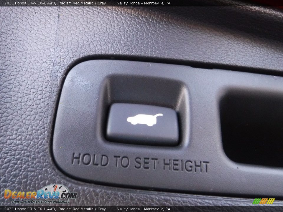 2021 Honda CR-V EX-L AWD Radiant Red Metallic / Gray Photo #28