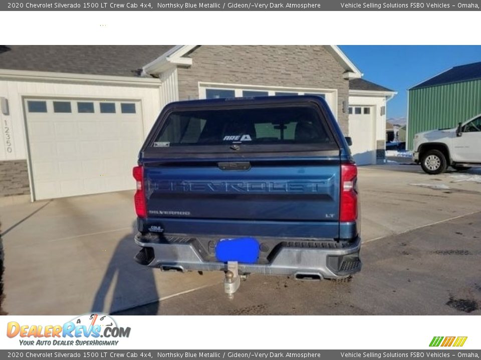 2020 Chevrolet Silverado 1500 LT Crew Cab 4x4 Northsky Blue Metallic / Gideon/­Very Dark Atmosphere Photo #10