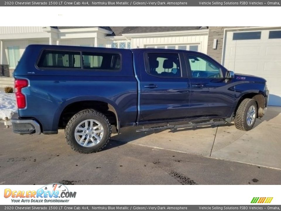 2020 Chevrolet Silverado 1500 LT Crew Cab 4x4 Northsky Blue Metallic / Gideon/­Very Dark Atmosphere Photo #11