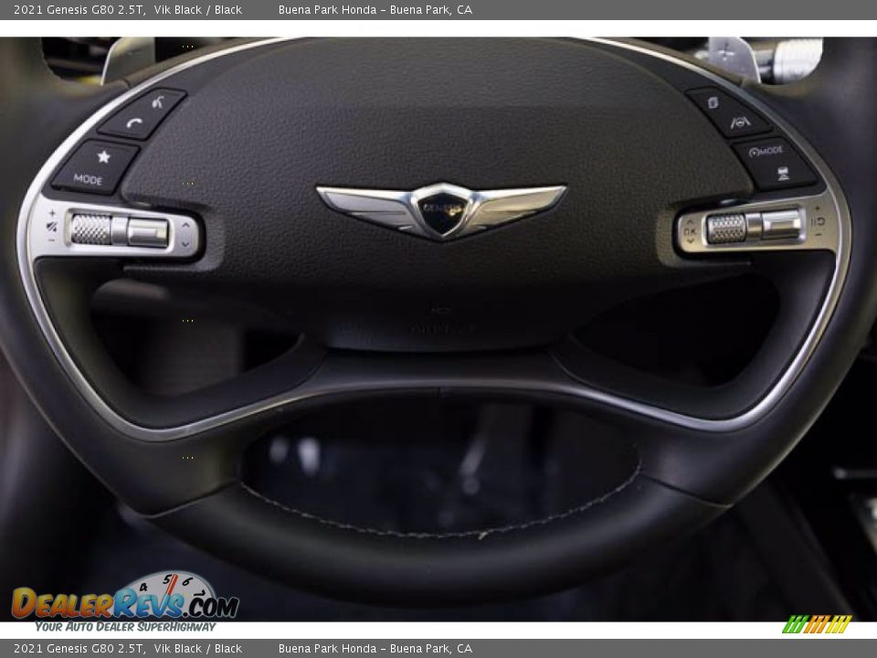 2021 Genesis G80 2.5T Steering Wheel Photo #15