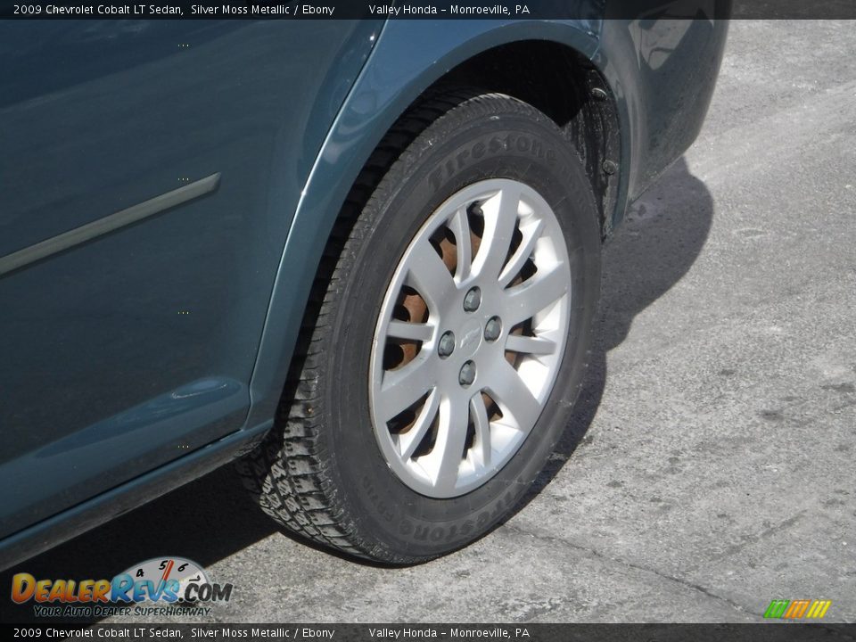 2009 Chevrolet Cobalt LT Sedan Silver Moss Metallic / Ebony Photo #3