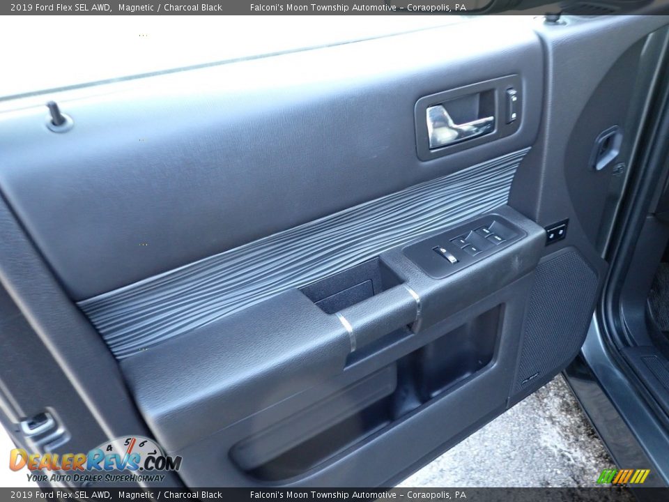 2019 Ford Flex SEL AWD Magnetic / Charcoal Black Photo #22