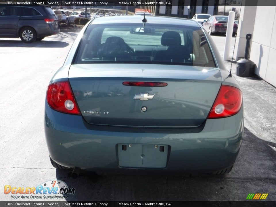 2009 Chevrolet Cobalt LT Sedan Silver Moss Metallic / Ebony Photo #6