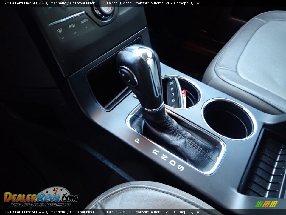 2019 Ford Flex SEL AWD Magnetic / Charcoal Black Photo #24