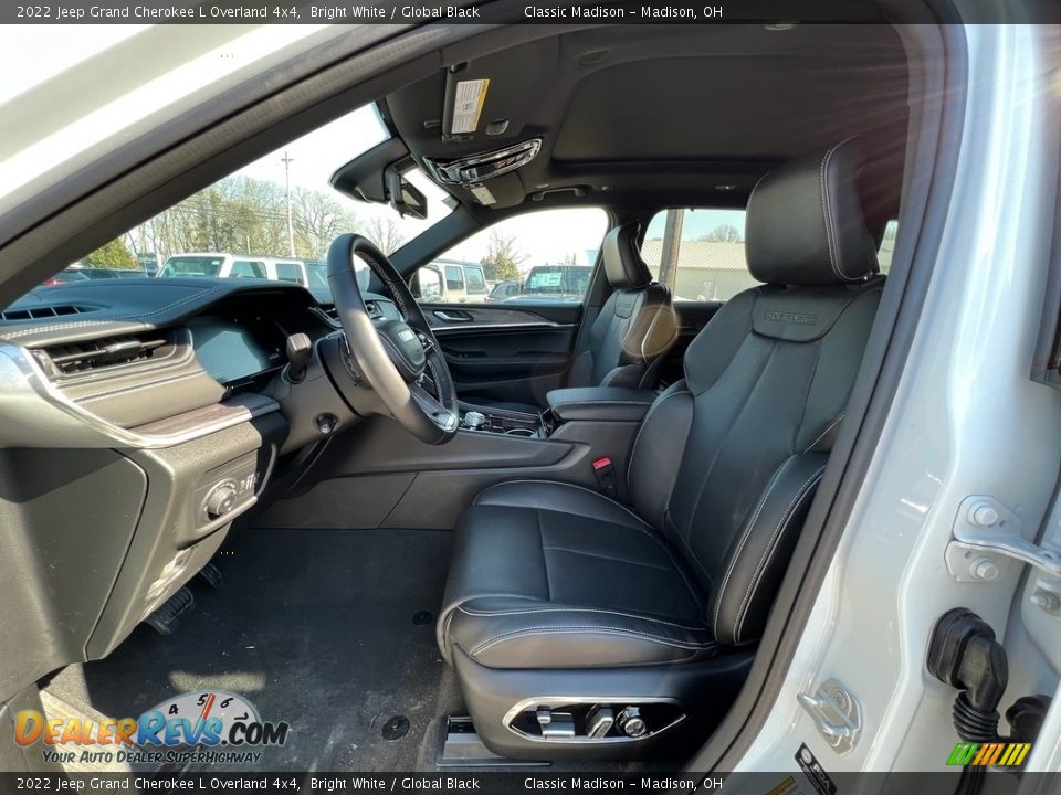 2022 Jeep Grand Cherokee L Overland 4x4 Bright White / Global Black Photo #2