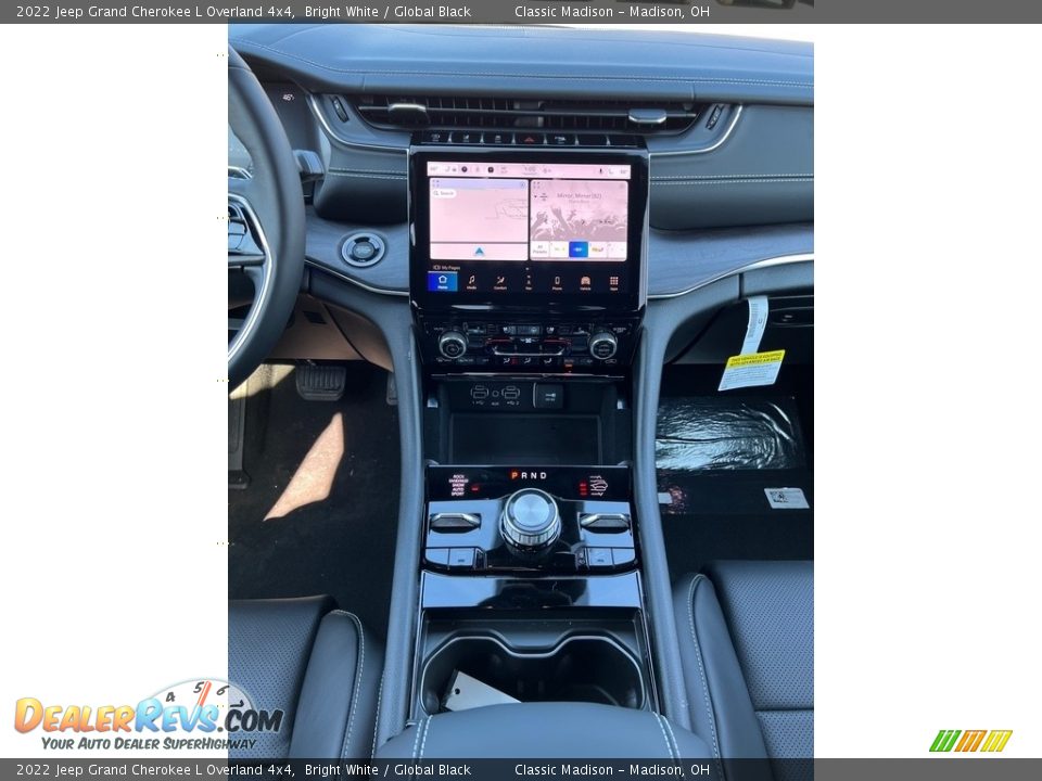 2022 Jeep Grand Cherokee L Overland 4x4 Bright White / Global Black Photo #7