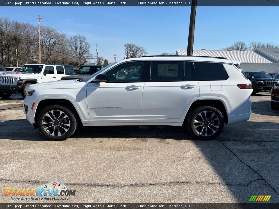 2022 Jeep Grand Cherokee L Overland 4x4 Bright White / Global Black Photo #9