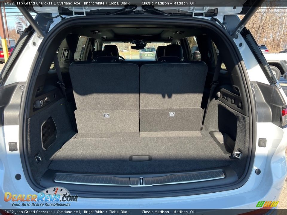 2022 Jeep Grand Cherokee L Overland 4x4 Bright White / Global Black Photo #12