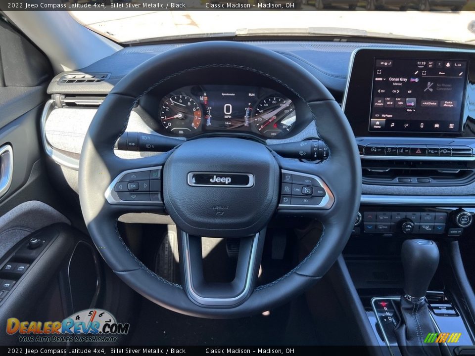 2022 Jeep Compass Latitude 4x4 Billet Silver Metallic / Black Photo #5