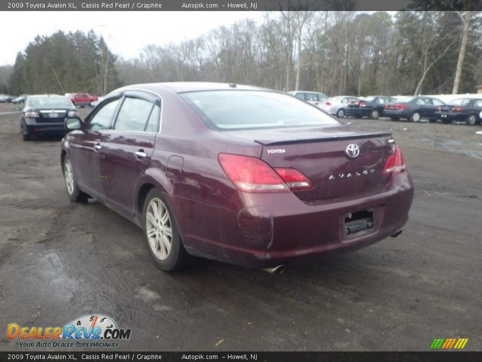 2009 Toyota Avalon XL Cassis Red Pearl / Graphite Photo #4