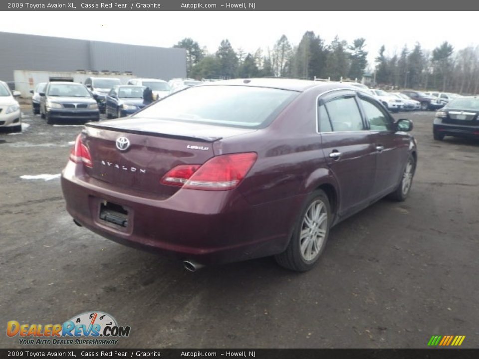 2009 Toyota Avalon XL Cassis Red Pearl / Graphite Photo #6