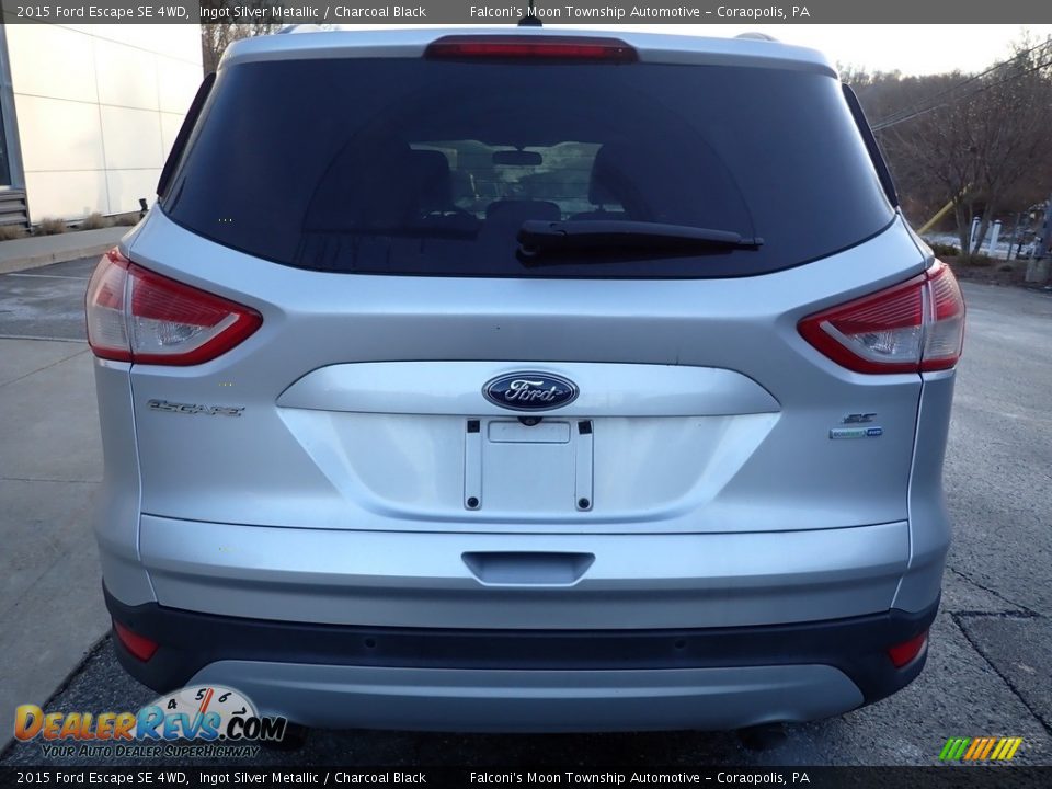 2015 Ford Escape SE 4WD Ingot Silver Metallic / Charcoal Black Photo #3