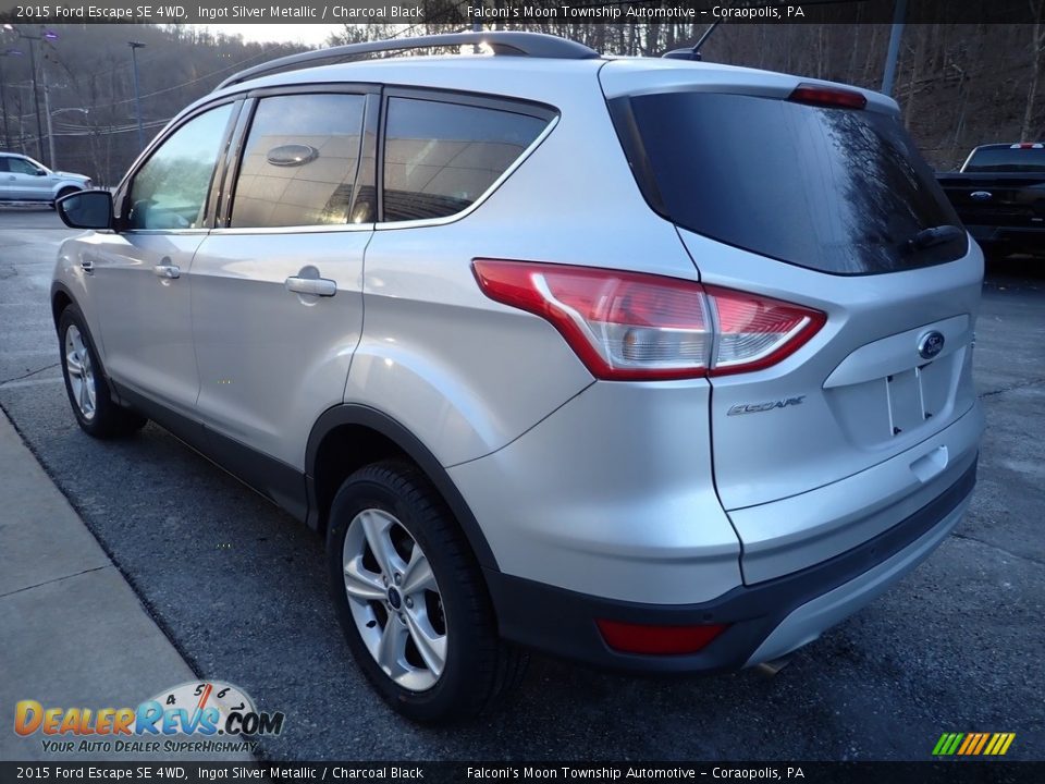 2015 Ford Escape SE 4WD Ingot Silver Metallic / Charcoal Black Photo #5