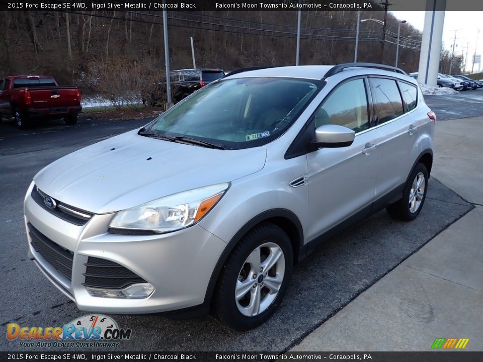 2015 Ford Escape SE 4WD Ingot Silver Metallic / Charcoal Black Photo #7