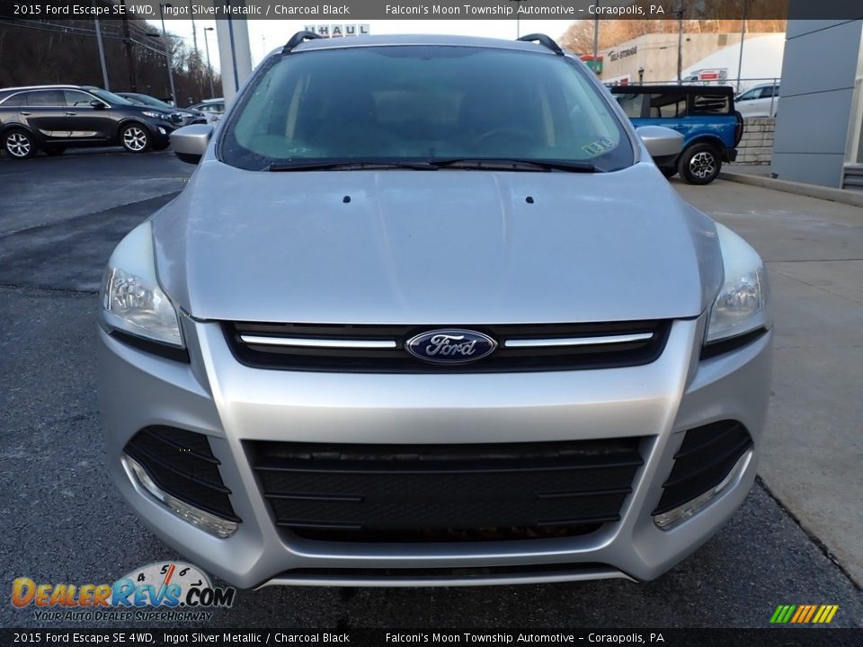 2015 Ford Escape SE 4WD Ingot Silver Metallic / Charcoal Black Photo #8