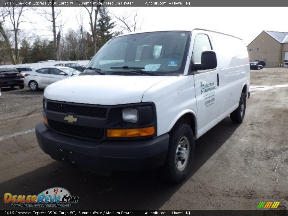 2016 Chevrolet Express 3500 Cargo WT Summit White / Medium Pewter Photo #1