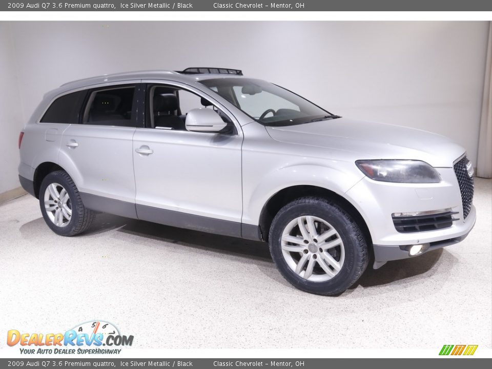 2009 Audi Q7 3.6 Premium quattro Ice Silver Metallic / Black Photo #1