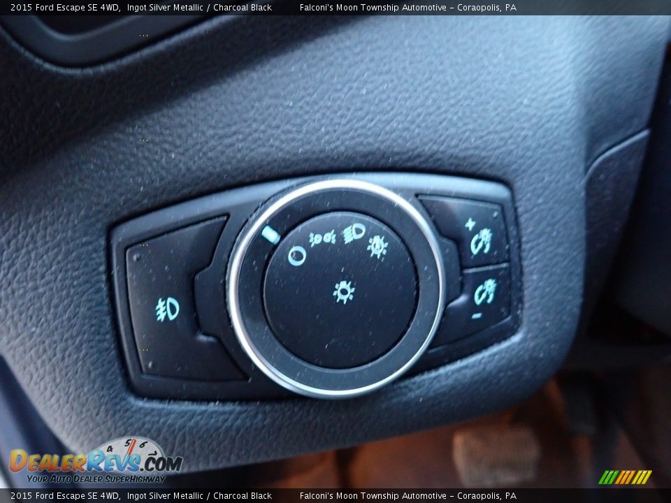 2015 Ford Escape SE 4WD Ingot Silver Metallic / Charcoal Black Photo #23