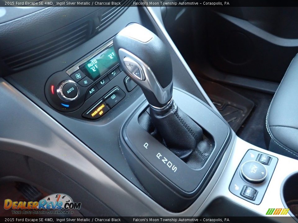 2015 Ford Escape SE 4WD Ingot Silver Metallic / Charcoal Black Photo #25