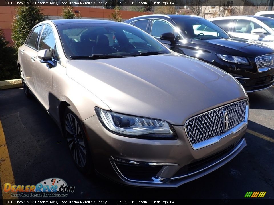 2018 Lincoln MKZ Reserve AWD Iced Mocha Metallic / Ebony Photo #4