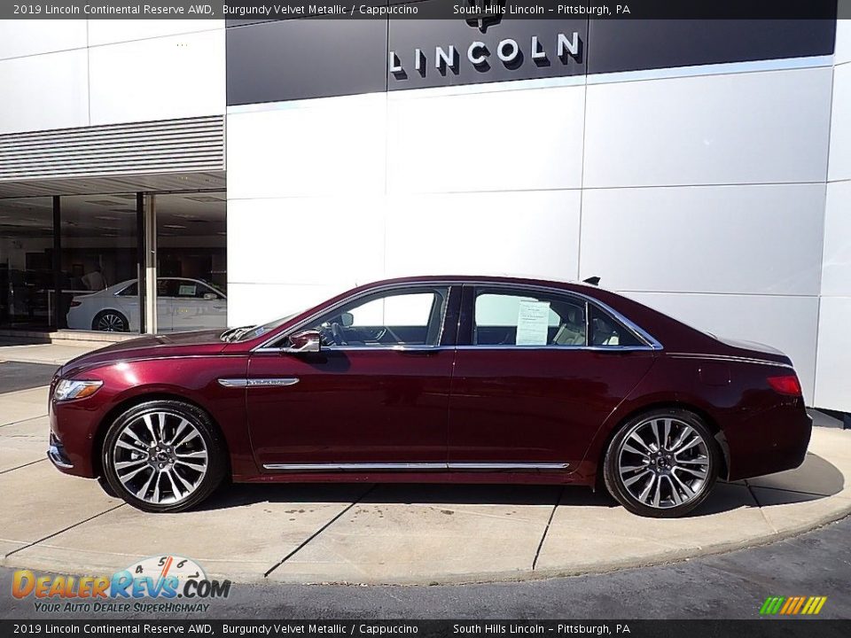 Burgundy Velvet Metallic 2019 Lincoln Continental Reserve AWD Photo #2