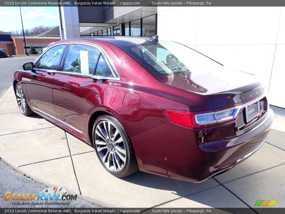 2019 Lincoln Continental Reserve AWD Burgundy Velvet Metallic / Cappuccino Photo #3