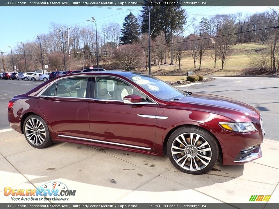 2019 Lincoln Continental Reserve AWD Burgundy Velvet Metallic / Cappuccino Photo #7