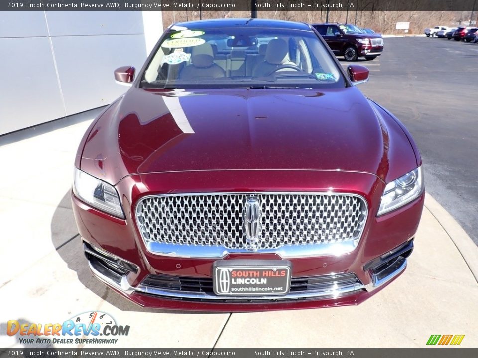 2019 Lincoln Continental Reserve AWD Burgundy Velvet Metallic / Cappuccino Photo #9