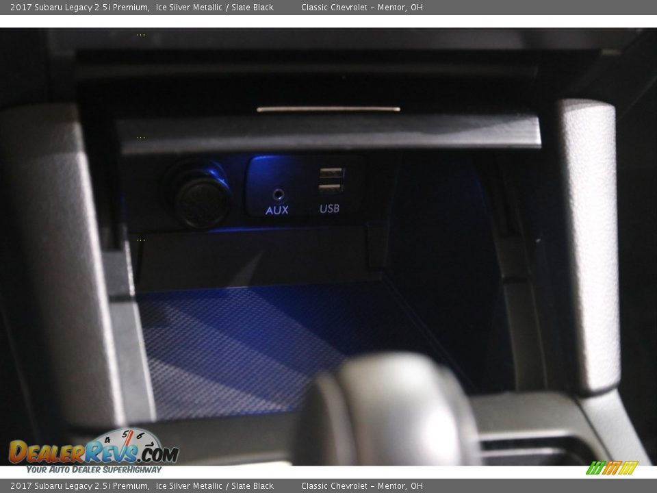 2017 Subaru Legacy 2.5i Premium Ice Silver Metallic / Slate Black Photo #14