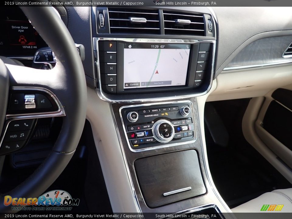 2019 Lincoln Continental Reserve AWD Burgundy Velvet Metallic / Cappuccino Photo #22