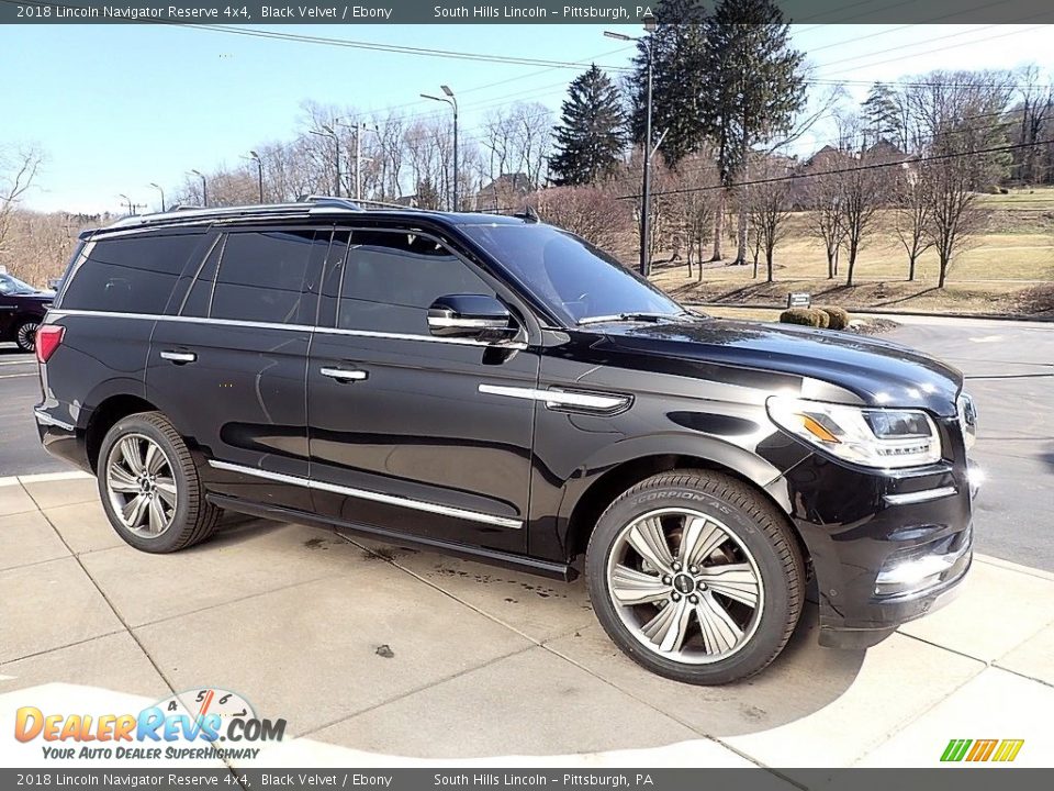 2018 Lincoln Navigator Reserve 4x4 Black Velvet / Ebony Photo #7