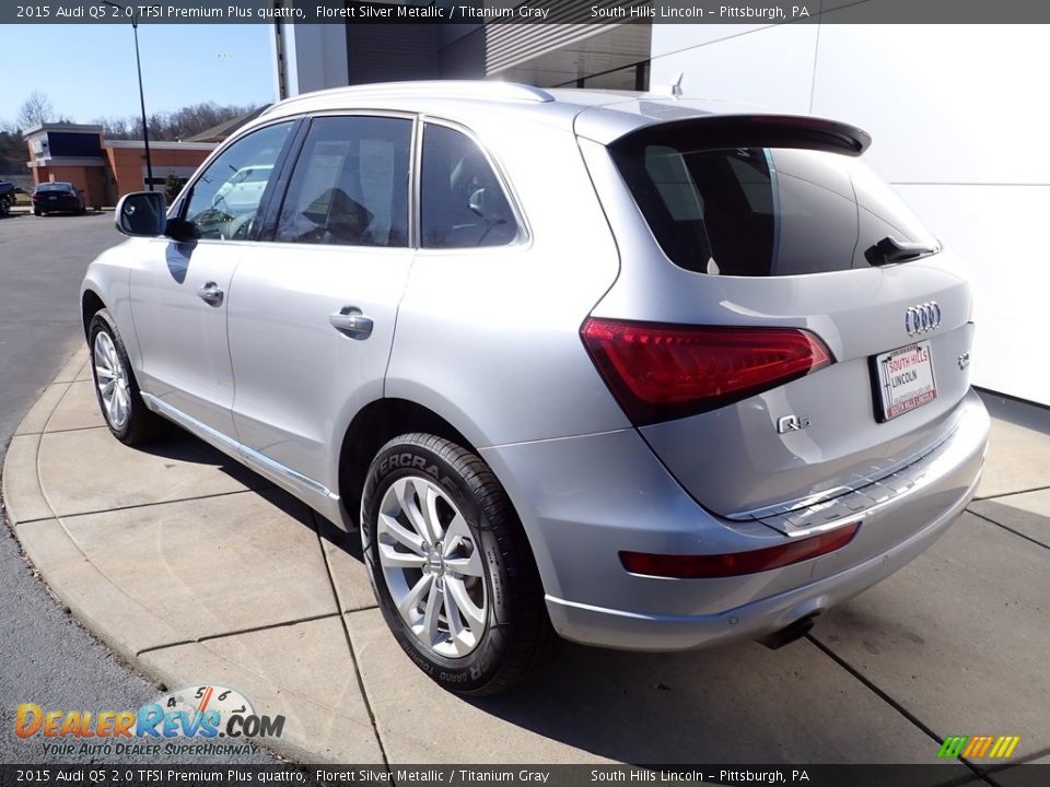 2015 Audi Q5 2.0 TFSI Premium Plus quattro Florett Silver Metallic / Titanium Gray Photo #3