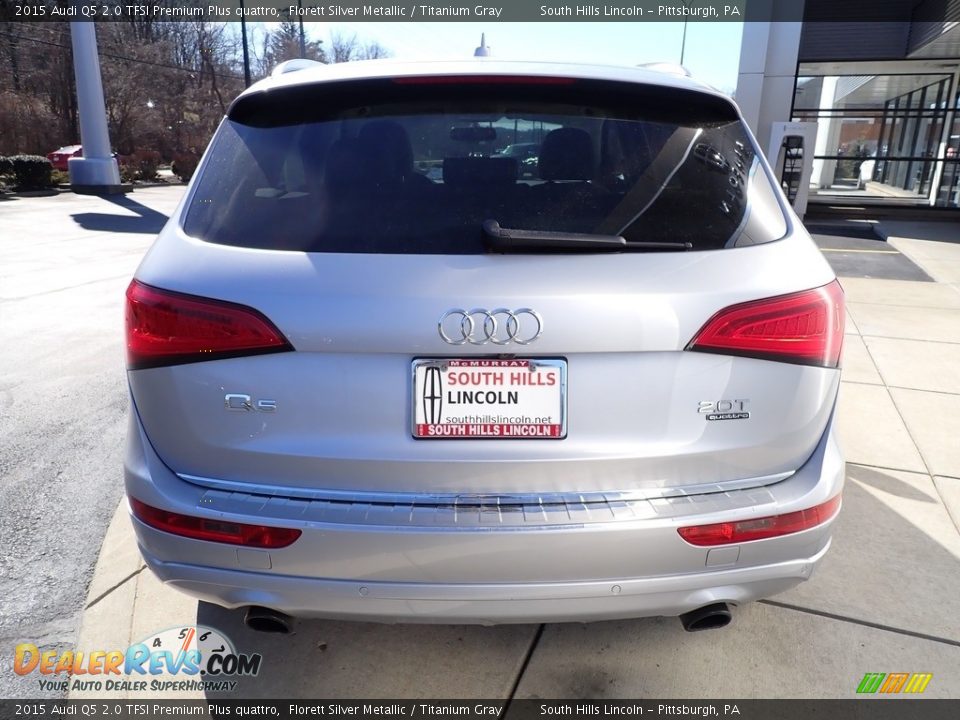 2015 Audi Q5 2.0 TFSI Premium Plus quattro Florett Silver Metallic / Titanium Gray Photo #4