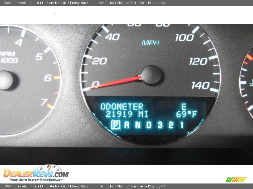 2008 Chevrolet Impala LT Slate Metallic / Ebony Black Photo #2