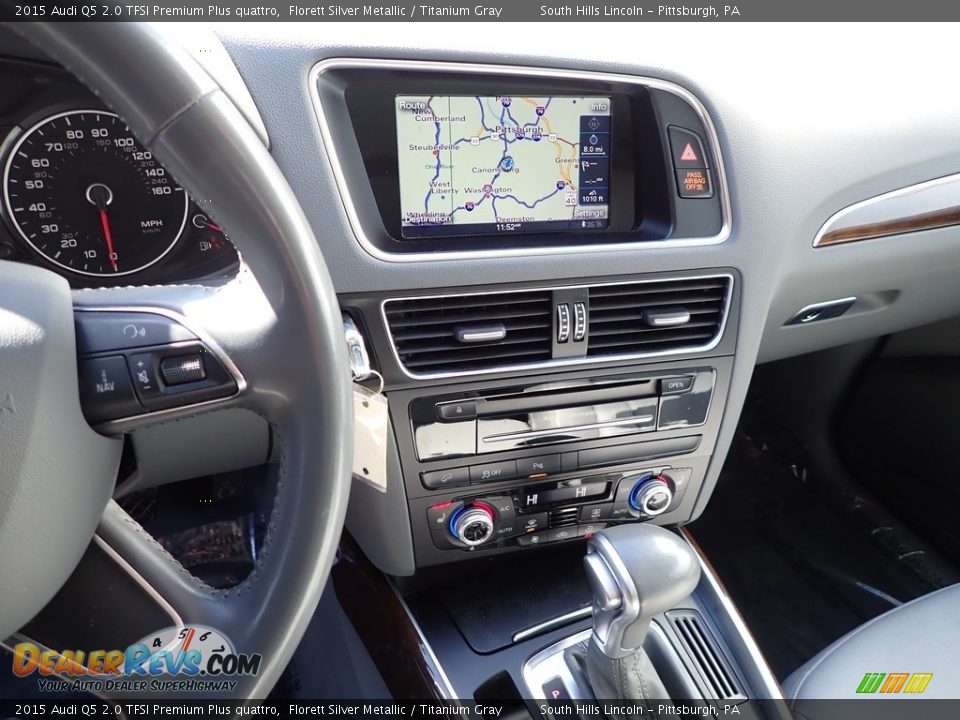 2015 Audi Q5 2.0 TFSI Premium Plus quattro Florett Silver Metallic / Titanium Gray Photo #22