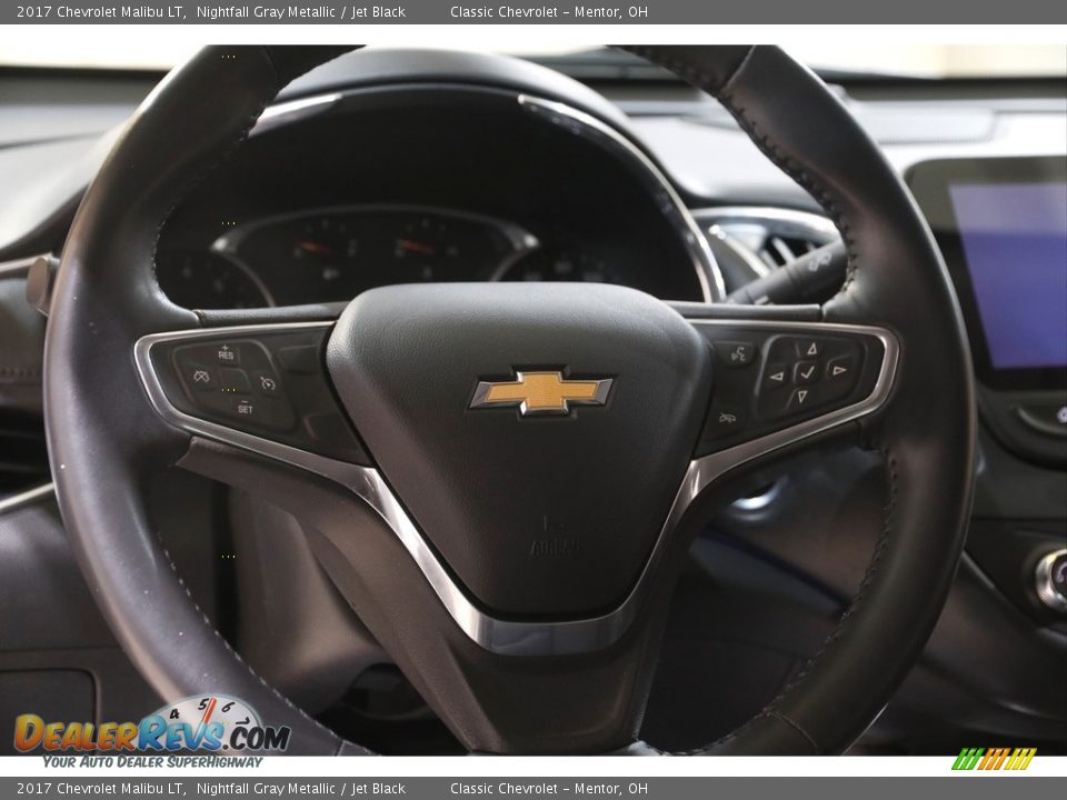 2017 Chevrolet Malibu LT Nightfall Gray Metallic / Jet Black Photo #7