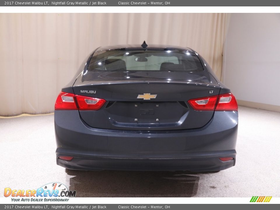 2017 Chevrolet Malibu LT Nightfall Gray Metallic / Jet Black Photo #17