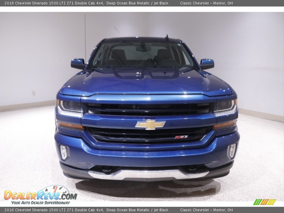 Deep Ocean Blue Metallic 2016 Chevrolet Silverado 1500 LTZ Z71 Double Cab 4x4 Photo #2