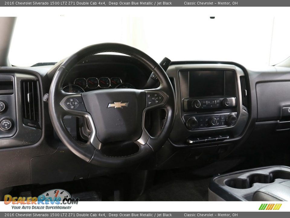 Dashboard of 2016 Chevrolet Silverado 1500 LTZ Z71 Double Cab 4x4 Photo #7