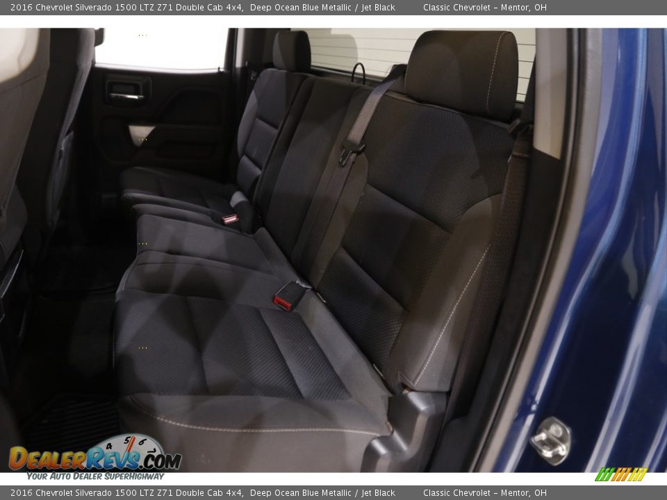 2016 Chevrolet Silverado 1500 LTZ Z71 Double Cab 4x4 Deep Ocean Blue Metallic / Jet Black Photo #18