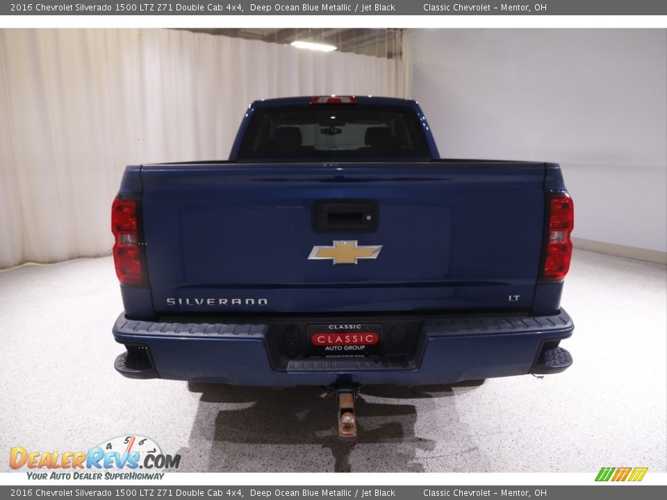 2016 Chevrolet Silverado 1500 LTZ Z71 Double Cab 4x4 Deep Ocean Blue Metallic / Jet Black Photo #19