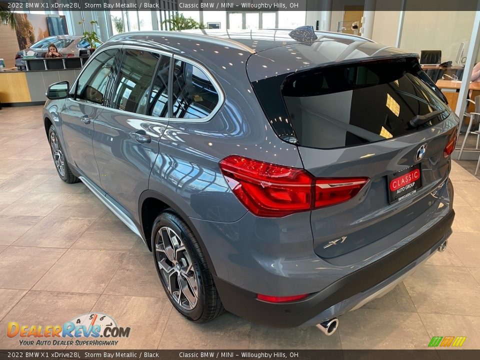 2022 BMW X1 xDrive28i Storm Bay Metallic / Black Photo #2