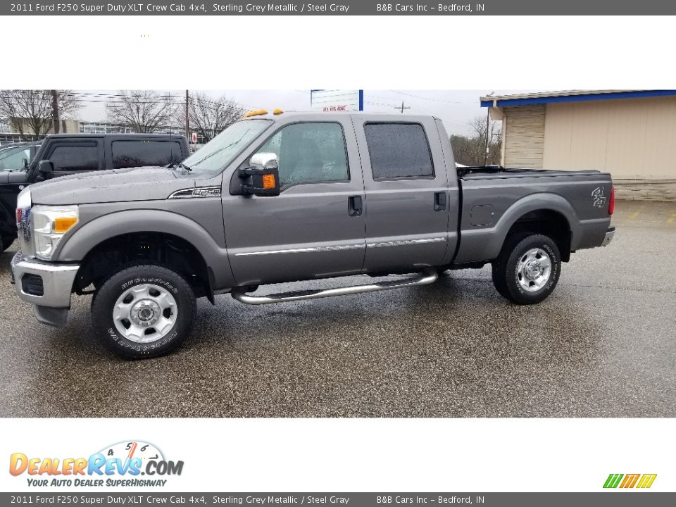 2011 Ford F250 Super Duty XLT Crew Cab 4x4 Sterling Grey Metallic / Steel Gray Photo #1